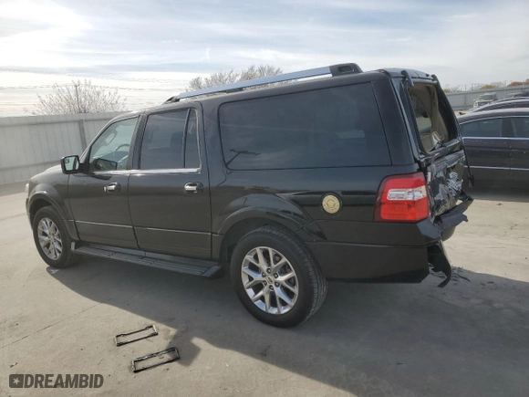 2017 Ford Expedition EL Limited with VIN 1FMJK1KT6HEA12787, listed as a Copart auction lot 84385524 with 121,374 mi miles and Salvage Title. Bid and sale history available at carsss.com. Image 2.