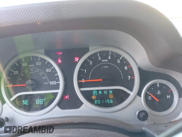 2008 Jeep Wrangler Unlimited Sahara with VIN 1J4GA59128L608191, listed as a IAAI auction lot 42669266 with 201,156 mi miles and . Bid and sale history available at DreamBid. Image 15.