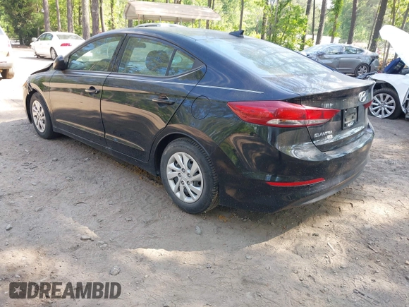 2017 Hyundai Elantra SE with VIN 5NPD74LF6HH050596, listed as a IAAI auction lot 42102194 with 90,489 mi miles and . Bid and sale history available at DreamBid. Image 3.