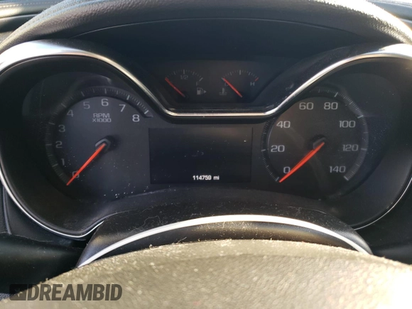 2015 Chevrolet Impala LTZ with VIN 1G1165S32FU148670, listed as a Copart auction lot 46720085 with 114,759 mi miles and Salvage Title. Bid and sale history available at DreamBid. Image 9.