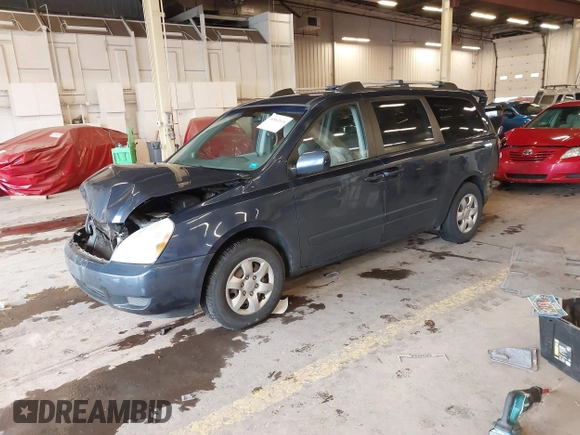2007 Kia Sedona EX with VIN KNDMB233276179145, listed as a IAAI auction lot 41862424 with 116,525 mi miles. Bid and sale history available at carsss.com. Image 18.