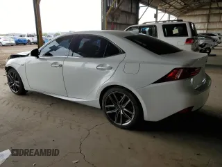 2014 Lexus IS 350 with VIN JTHCE1D27E5000781, listed as a Copart auction lot 58749235 with 133,621 mi miles and Salvage title. Bid and sale history available at DreamBid. Image 2.