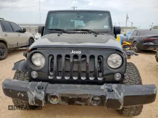 2016 Jeep Wrangler Black Bear with VIN 1C4AJWAG6GL332985, listed as a Copart auction lot 55244945 with 76,661 mi miles and Salvage title. Bid and sale history available at DreamBid. Image 5.