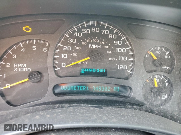 2003 Chevrolet Suburban LT with VIN 3GNEC16Z63G112415, listed as a Copart auction lot 64271614 with 348,302 mi miles and Salvage Title. Bid and sale history available at carsss.com. Image 9.