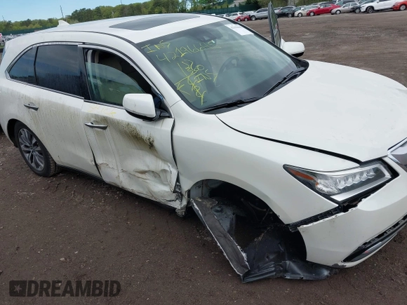 2016 Acura MDX Technology z VIN 5FRYD4H47GB040270, wystawiony jako IAAI lot #42196645 z przebiegiem 72 100 mil mil oraz . Historia ofert i sprzedaży dostępna na DreamBid. Obrazek 6.