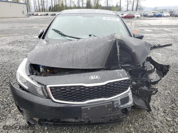 2017 Kia Forte LX with VIN 3KPFK4A71HE082735, listed as a Copart auction lot 52148795 with 0 mi miles and Salvage Title. Bid and sale history available at carsss.com. Image 5.