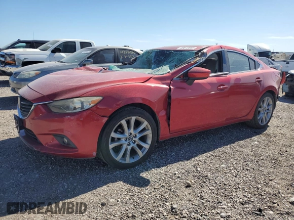 2014 Mazda 6 i Grand Touring with VIN JM1GJ1W68E1136469, listed as a Copart auction lot 49072885 with Not Provided miles and Salvage Title. Bid and sale history available at carsss.com. Image 1.