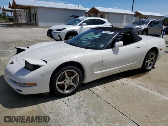2001 Chevrolet Corvette with VIN 1G1YY32G915114289, listed as a Copart auction lot 73865984 with 0 mi miles and Salvage Title. Bid and sale history available at carsss.com. Image 1.