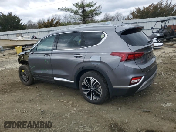 2019 Hyundai Santa Fe Ultimate with VIN 5NMS5CAA1KH126034, listed as a Copart auction lot 50917085 with 44,982 mi miles and Salvage Title. Bid and sale history available at carsss.com. Image 2.