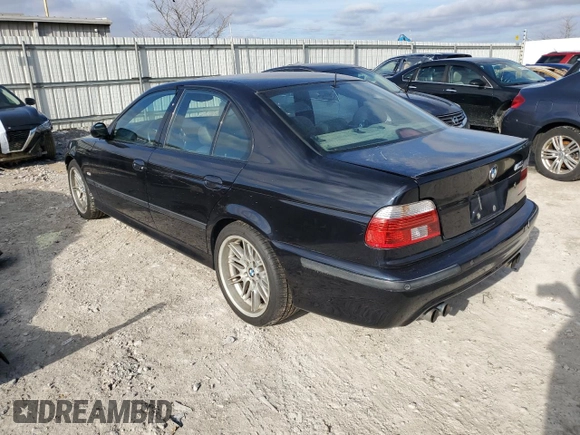 2003 BMW M5 z VIN WBSDE93413CF92478, wystawiony jako Copart lot #43822095 z przebiegiem 131 854 mil mil oraz Szkody całkowita. Historia ofert i sprzedaży dostępna na DreamBid. Obrazek 2.