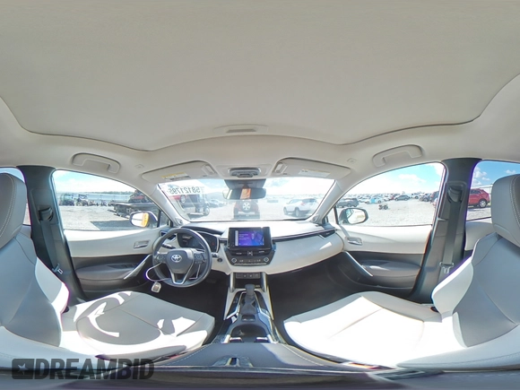 2023 Toyota Corolla Cross XLE with VIN 7MUDAAAG5PV068355, listed as a Copart auction lot 58121795 with 25,667 mi miles and Salvage title. Bid and sale history available at DreamBid. Image 15.