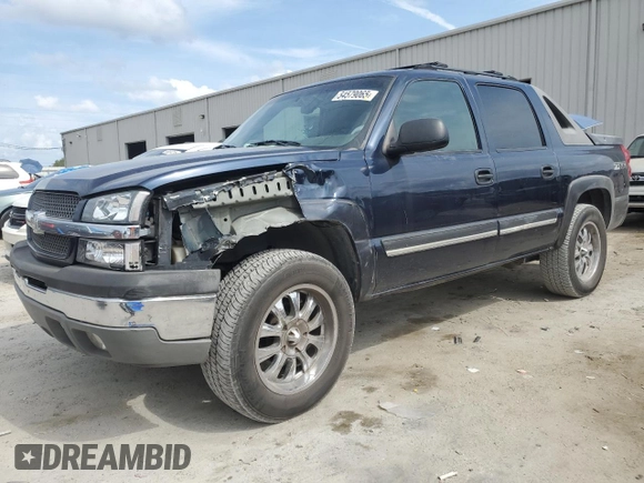 2004 Chevrolet Avalanche Z66 with VIN 3GNEC12T04G310071, listed as a Copart auction lot 54579065 with 202,918 mi miles and Salvage title. Bid and sale history available at DreamBid. Image 1.