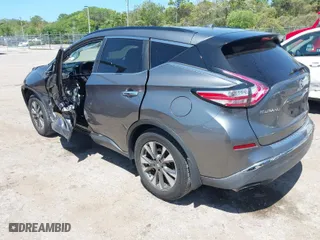 2015 Nissan Murano SL with VIN 5N1AZ2MG1FN281343, listed as a IAAI auction lot 41964042 with 127,146 mi miles. Bid and sale history available at carsss.com. Image 3.