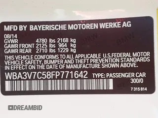 2015 BMW 4 Series 428i z VIN WBA3V7C58FP771642, wystawiony jako IAAI lot #42524828 z przebiegiem 64 440 mil mil oraz . Historia ofert i sprzedaży dostępna na DreamBid. Obrazek 9.