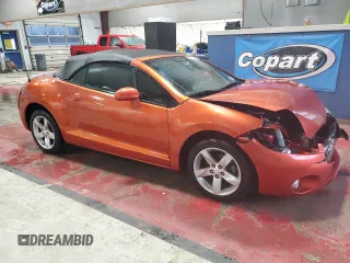 2008 Mitsubishi Eclipse GS with VIN 4A3AL25F58E024519, listed as a Copart auction lot 81687284 with 91,833 mi miles and Salvage Title. Bid and sale history available at carsss.com. Image 4.