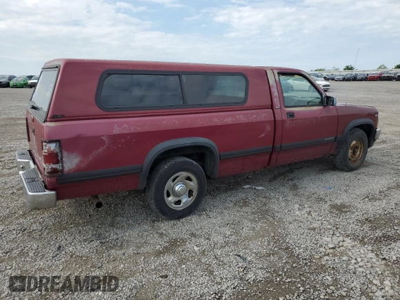 1996 Dodge Dakota z VIN 1B7FL26X0TS581123, wystawiony jako Copart lot #55069395 z przebiegiem 133 707 mil mil oraz Szkoda całkowita • Salvage title. Historia ofert i sprzedaży dostępna na DreamBid. Obrazek 3.