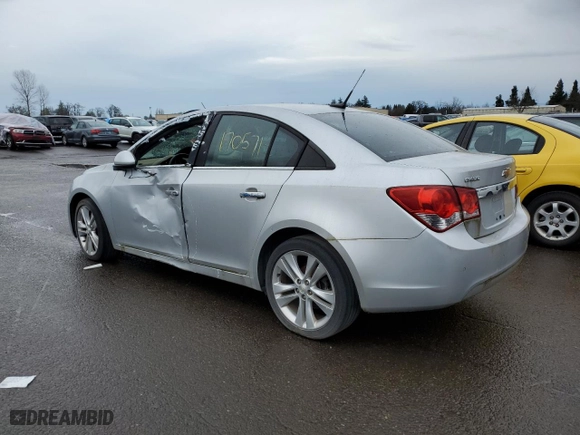 2012 Chevrolet Cruze LTZ with VIN 1G1PH5SC9C7293137, listed as a Copart auction lot 40924674 with 0 mi miles and Salvage Title. Bid and sale history available at carsss.com. Image 2.