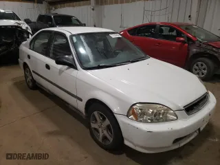 1996 Honda Civic LX "O" w/Air with VIN 1HGEJ6673TL025943, listed as a Copart auction lot 77233434 with 260,605 mi miles and Clean Title. Bid and sale history available at carsss.com. Image 4.