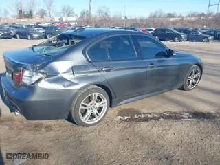 2014 BMW 3 Series 335i xDrive with VIN WBA3B9G54ENR91076, listed as a IAAI auction lot 41643651 with 55,558 mi miles. Bid and sale history available at carsss.com. Image 4.