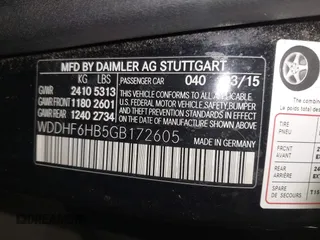 2016 Mercedes-Benz E 400 with VIN WDDHF6HB5GB172605, listed as a IAAI auction lot 41224247 with 68,010 mi miles and . Bid and sale history available at carsss.com. Image 9.