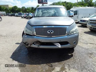 2013 Infiniti QX56 with VIN JN8AZ2NEXD9060450, listed as a IAAI auction lot 42388986 with 124,129 mi miles and . Bid and sale history available at DreamBid. Image 12.