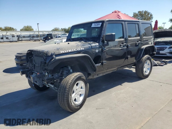 2013 Jeep Wrangler Unlimited Rubicon 10th Anniversary with VIN 1C4HJWFG4DL550832, listed as a Copart auction lot 71633684 with 60,759 mi miles and Salvage title. Bid and sale history available at DreamBid. Image 1.