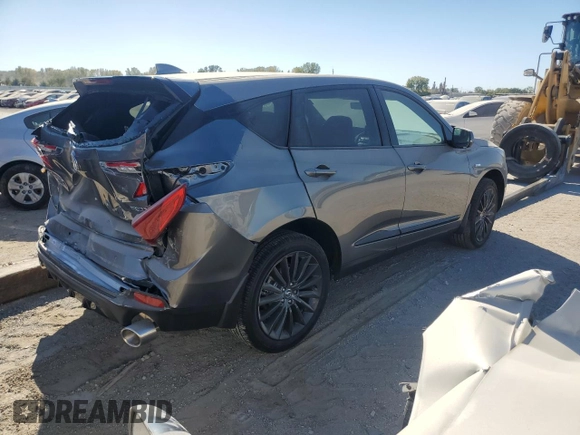 2024 Acura RDX Advance with VIN 5J8TC2H82RL038076, listed as a Copart auction lot 75267024 with 861 mi miles and Salvage title. Bid and sale history available at DreamBid. Image 3.