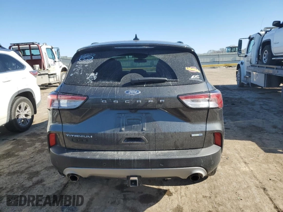 2020 Ford Escape Titanium with VIN 1FMCU9J92LUB45598, listed as a Copart auction lot 42088215 with 65,578 mi miles and Salvage title. Bid and sale history available at DreamBid. Image 6.