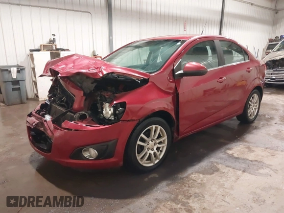 2012 Chevrolet Sonic LT with VIN 1G1JC5SH7C4150737, listed as a IAAI auction lot 41743667 with 182,261 mi miles and . Bid and sale history available at DreamBid. Image 17.