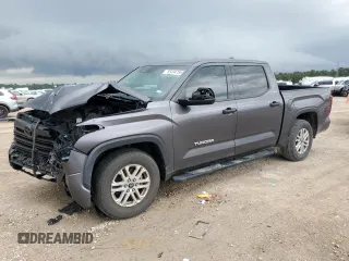 2022 Toyota Tundra SR5 with VIN 5TFLA5AB2NX007652, listed as a Copart auction lot 55434755 with 50,919 mi miles and Salvage title. Bid and sale history available at DreamBid. Image 1.