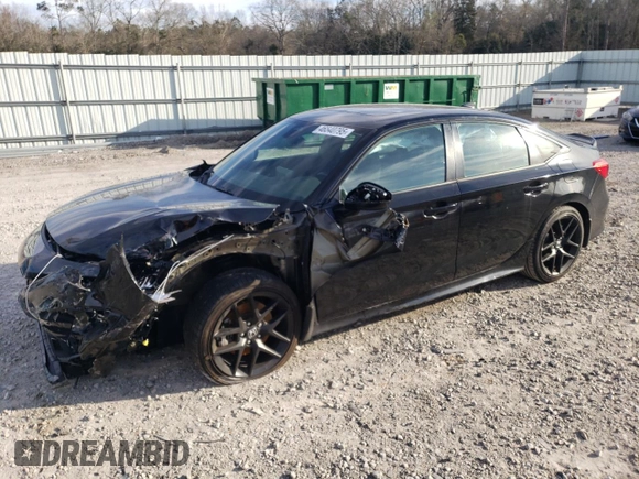 2024 Honda Civic Si with VIN 2HGFE1E50RH474577, listed as a Copart auction lot 46540795 with 9,128 mi miles and Non repairable. Bid and sale history available at DreamBid. Image 1.
