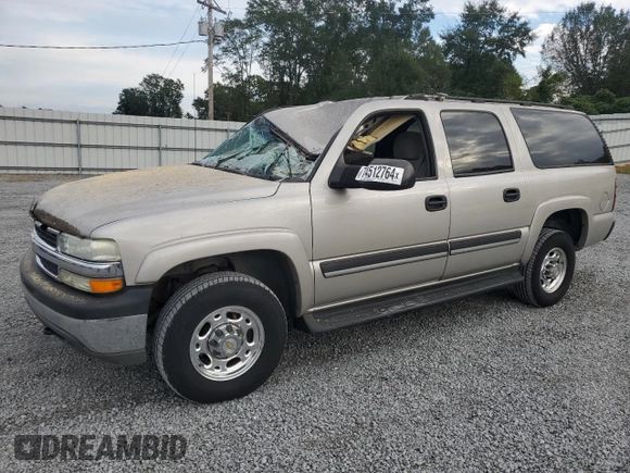 2004 Chevrolet Suburban LS with VIN 3GNGK26U24G257118, listed as a Copart auction lot 74512764 with 0 mi miles and Salvage Title. Bid and sale history available at carsss.com. Image 1.