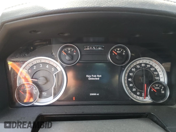 2015 Ram 2500 Laramie with VIN 3C6UR5KL5FG615506, listed as a Copart auction lot 48599665 with 239,569 mi miles and Salvage title. Bid and sale history available at DreamBid. Image 9.