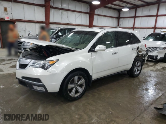 2012 Acura MDX Tech/Entertainment Pkg with VIN 2HNYD2H41CH547265, listed as a Copart auction lot 51605075 with 140,690 mi miles and Salvage Title. Bid and sale history available at carsss.com. Image 1.