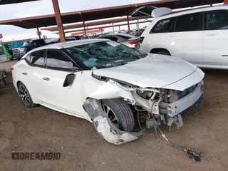 2018 Nissan Maxima SR with VIN 1N4AA6AP1JC397613, listed as a IAAI auction lot 41557340 with 84,749 mi miles. Bid and sale history available at carsss.com. Image 1.