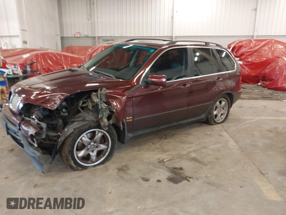 2001 BMW X5 4.4i with VIN WBAFB33561LH24532, listed as a IAAI auction lot 41611503 with 188,671 mi miles. Bid and sale history available at carsss.com. Image 18.