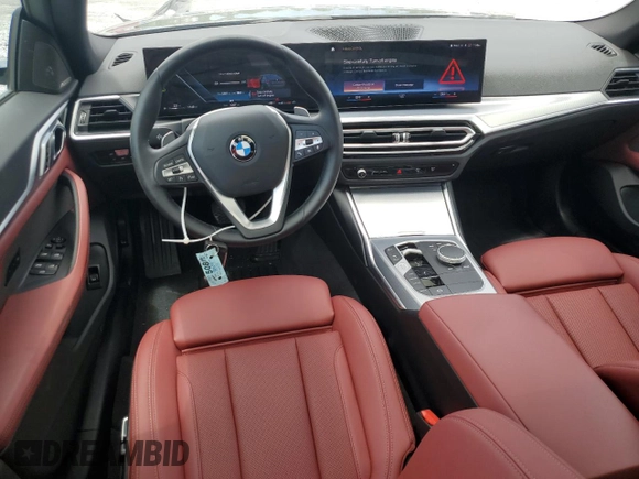 2024 BMW 4 Series 430i with VIN WBA63AV09RFT48581, listed as a Copart auction lot 56392545 with 12,811 mi miles and Non repairable. Bid and sale history available at DreamBid. Image 8.
