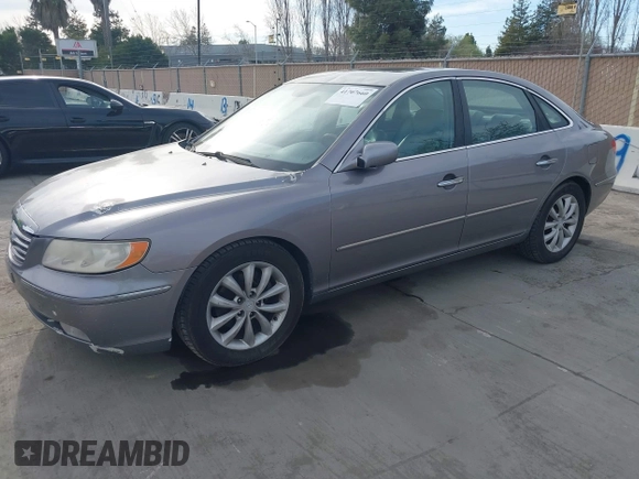 2006 Hyundai Azera SE with VIN KMHFC46F06A121940, listed as a IAAI auction lot 41707660 with 209,461 mi miles and . Bid and sale history available at DreamBid. Image 2.