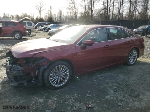 2020 Toyota Avalon Hybrid Limited with VIN 4T1D21FB0LU015956, listed as a Copart auction lot 41688005 with 53,339 mi miles and Salvage Title. Bid and sale history available at carsss.com. Image 1.