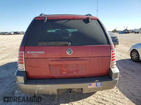 2005 Mercury Mountaineer z VIN 4M2ZU66K95UJ08490, wystawiony jako Copart lot #79727874 z przebiegiem 55 874 mil mil oraz Szkoda całkowita • Salvage title. Historia ofert i sprzedaży dostępna na DreamBid. Obrazek 6.