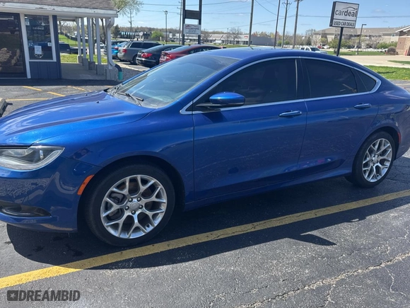 2015 Chrysler 200 C with VIN 1C3CCCEG6FN583251, listed as a Copart auction lot 54969025 with 86,173 mi miles and Clean Title. Bid and sale history available at carsss.com. Image 2.