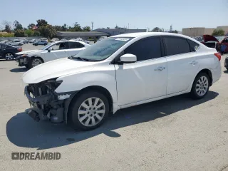 2017 Nissan Sentra S with VIN 3N1AB7AP5HY373154, listed as a Copart auction lot 59402355 with 104,560 mi miles and Salvage title. Bid and sale history available at DreamBid. Image 1.