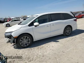 2025 Honda Odyssey Touring с VIN 5FNRL6H8XSB027318, выставлен на аукционе Copart как лот 48552485 с пробегом 1 753 миль миль и Списание • Salvage title. История ставок и продаж доступна на DreamBid. Изображение 1.