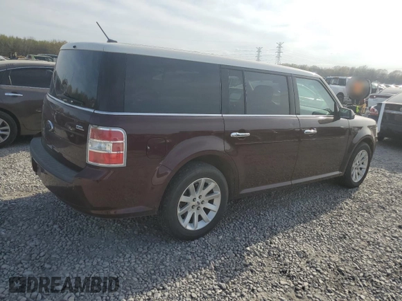 2009 Ford Flex SEL with VIN 2FMDK52C19BA03934, listed as a Copart auction lot 50791585 with 197,491 mi miles and Salvage Title. Bid and sale history available at carsss.com. Image 3.