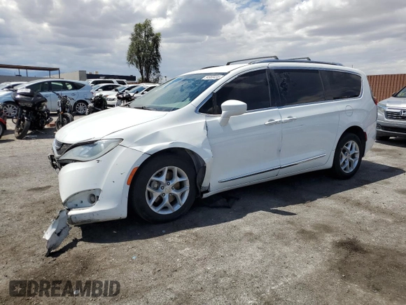 2017 Chrysler Pacifica Touring L Plus with VIN 2C4RC1EGXHR518841, listed as a Copart auction lot 54969455 with 130,902 mi miles and Clean Title. Bid and sale history available at DreamBid. Image 1.