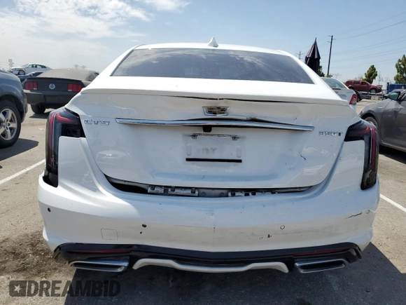 2022 Cadillac CT5 Sport with VIN 1G6DP5RK1N0114209, listed as a Copart auction lot 66781774 with 30,674 mi miles and Salvage Title. Bid and sale history available at DreamBid. Image 6.