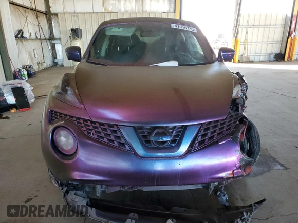 2016 Nissan Juke SL with VIN JN8AF5MRXGT602412, listed as a Copart auction lot 41916735 with 65,995 mi miles and Salvage Title. Bid and sale history available at carsss.com. Image 5.