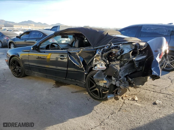 2003 Mercedes-Benz CLK-Class 3.2L with VIN WDBLK65G53T136688, listed as a Copart auction lot 43355805 with 152,398 mi miles and Salvage Title. Bid and sale history available at carsss.com. Image 2.