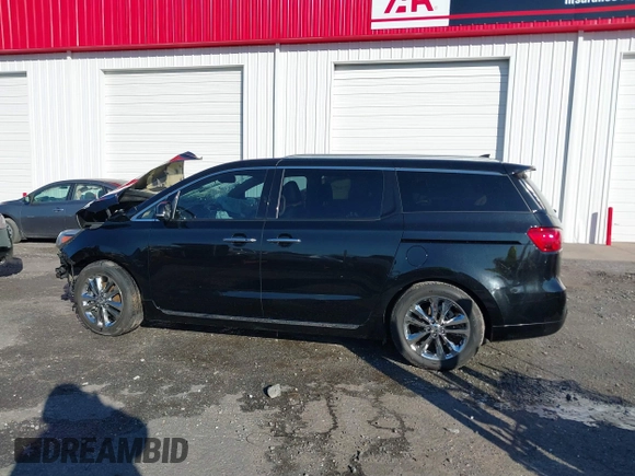 2016 Kia Sedona SX-L with VIN KNDME5C15G6176053, listed as a IAAI auction lot 41213512 with 137,299 mi miles. Bid and sale history available at carsss.com. Image 13.