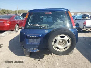 1997 Honda CR-V with VIN JHLRD1852VC072036, listed as a Copart auction lot 75325294 with 39,660 mi miles and Salvage Title. Bid and sale history available at carsss.com. Image 6.